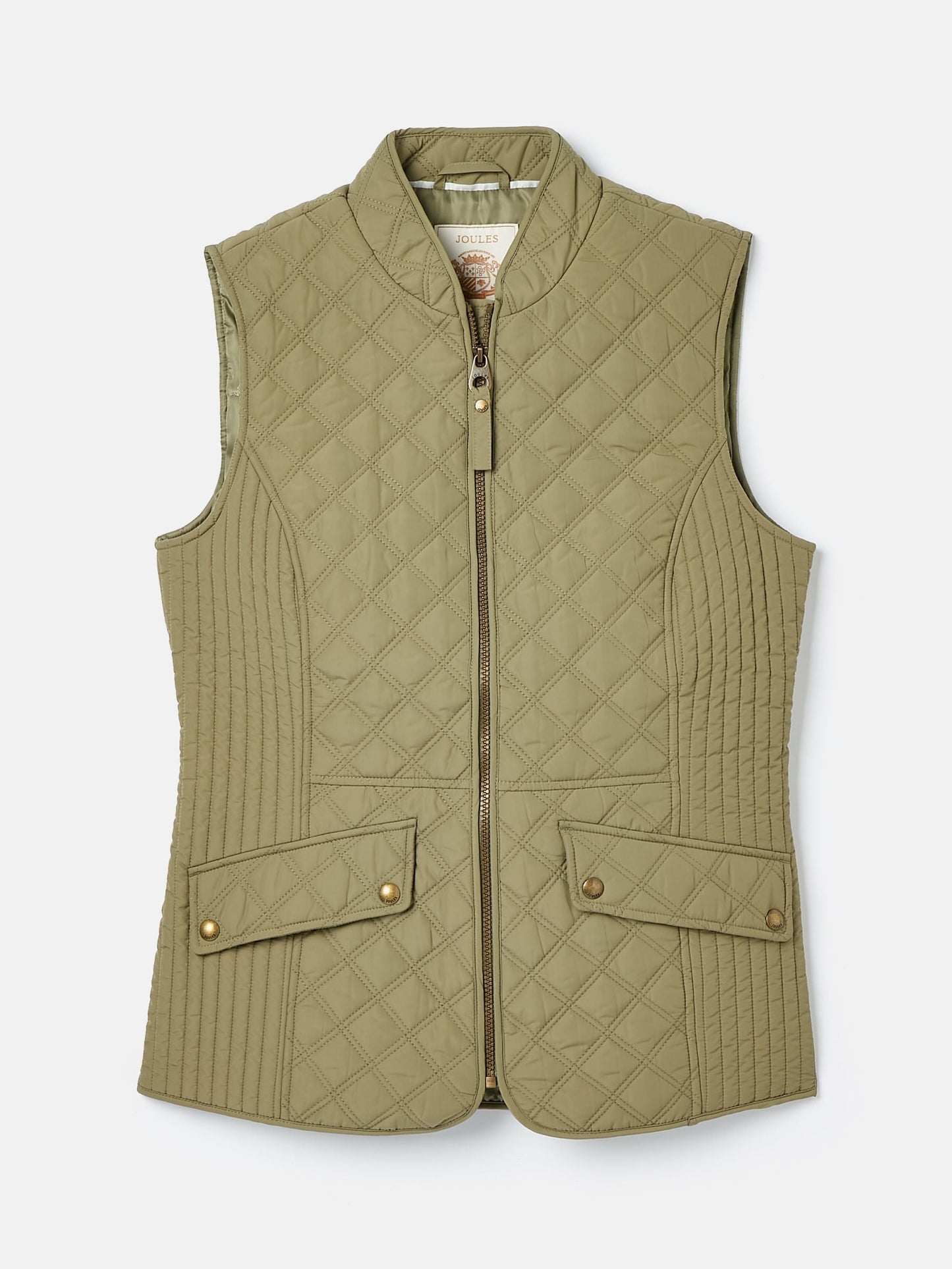 Minx Green Showerproof Diamond Quilted Gilet