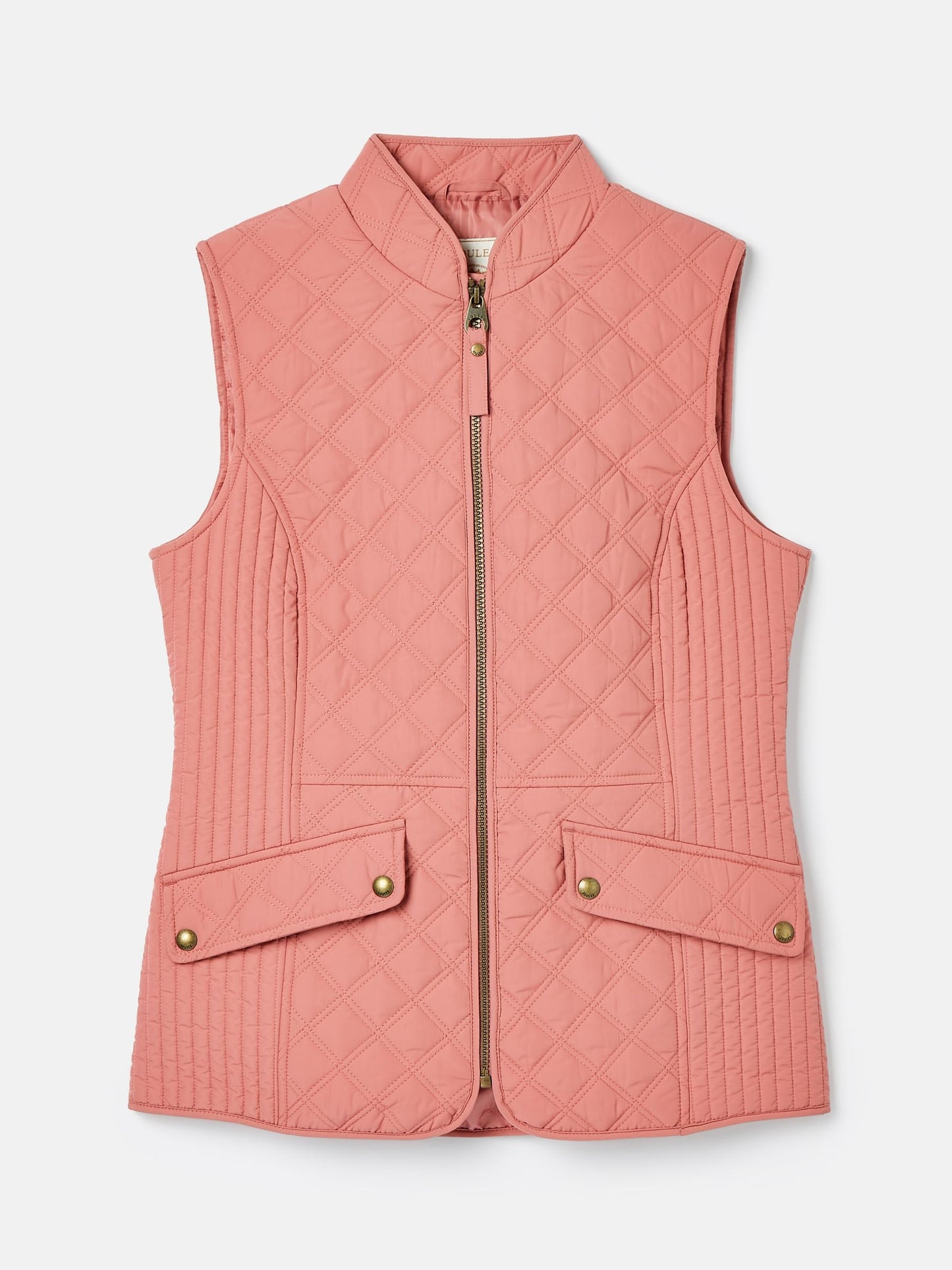 Minx Rose Pink Showerproof Diamond Quilted Gilet