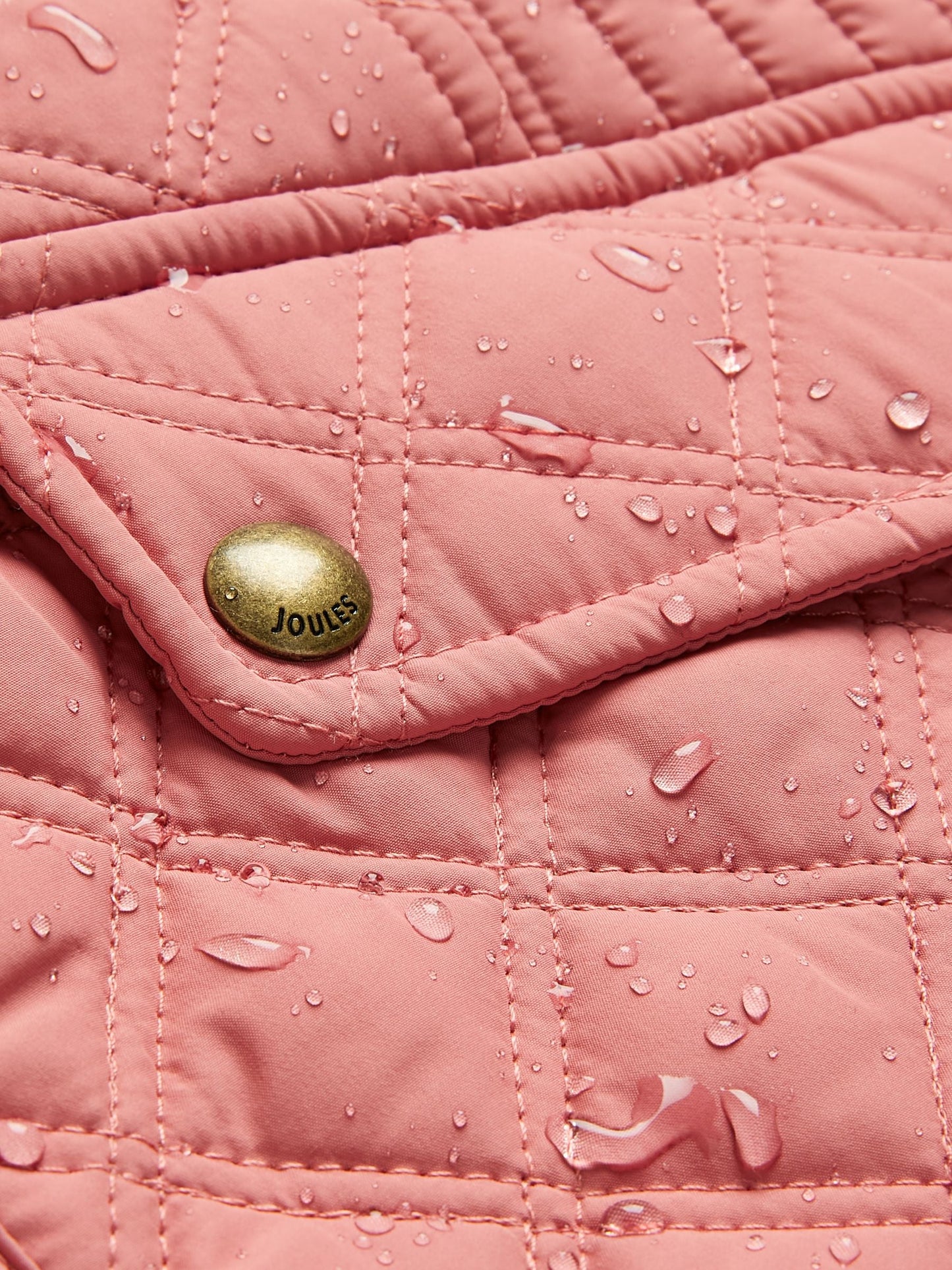 Minx Rose Pink Showerproof Diamond Quilted Gilet