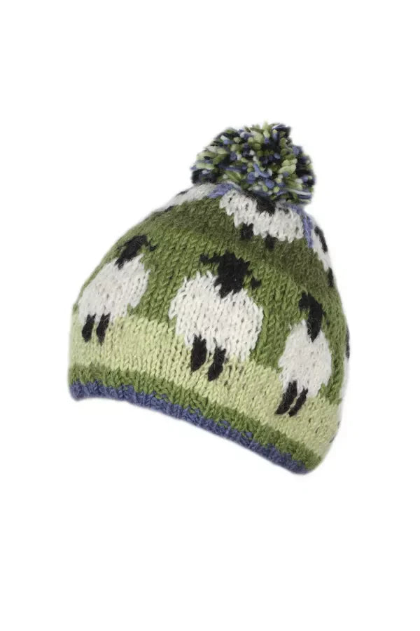 Flock Of Sheep Bobble Beanie