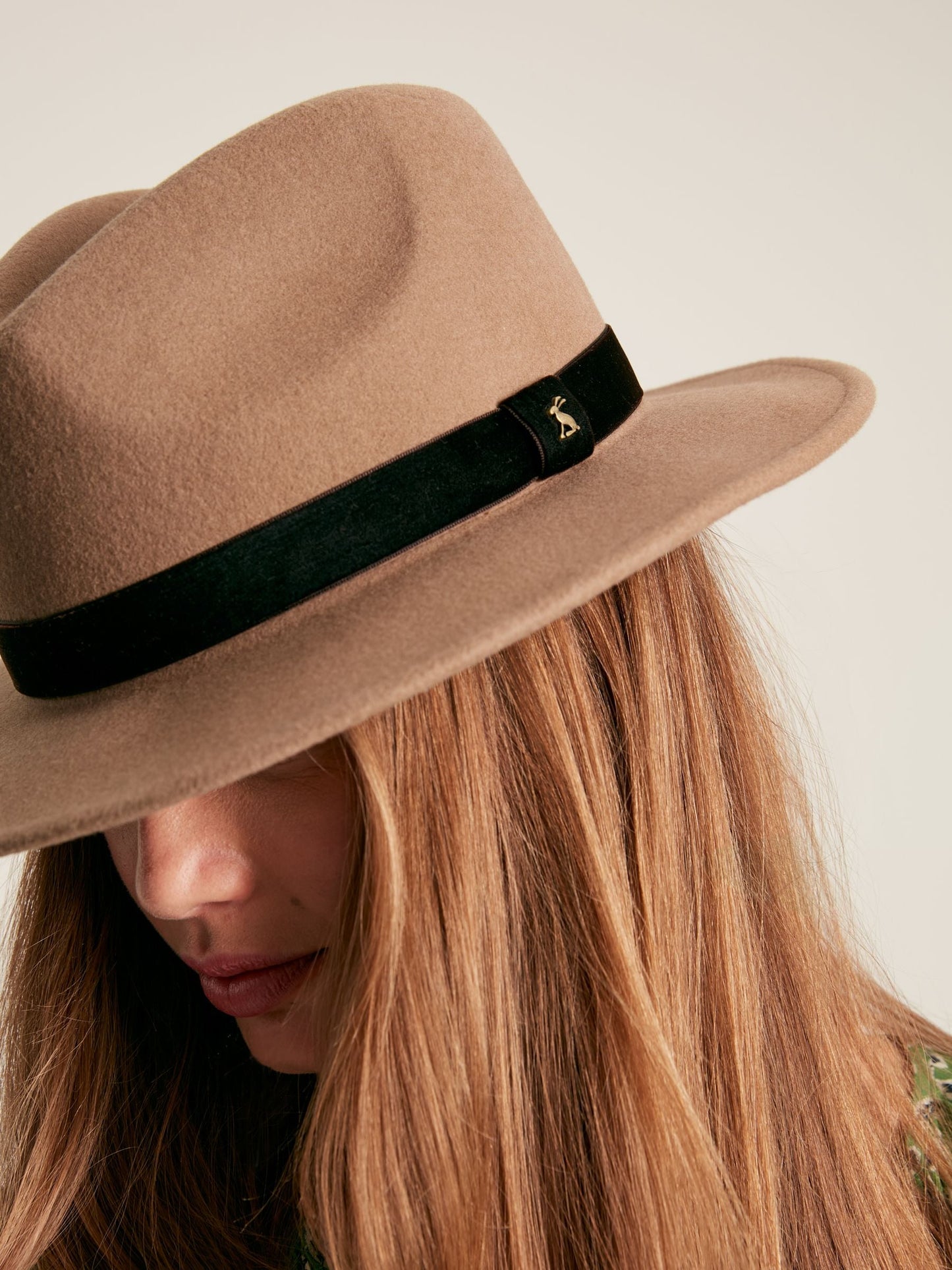 Maude Neutral Wool Fedora