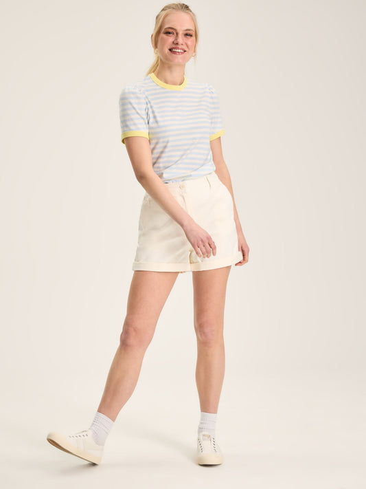 Erin Blue Stripe Short Sleeve T-Shirt