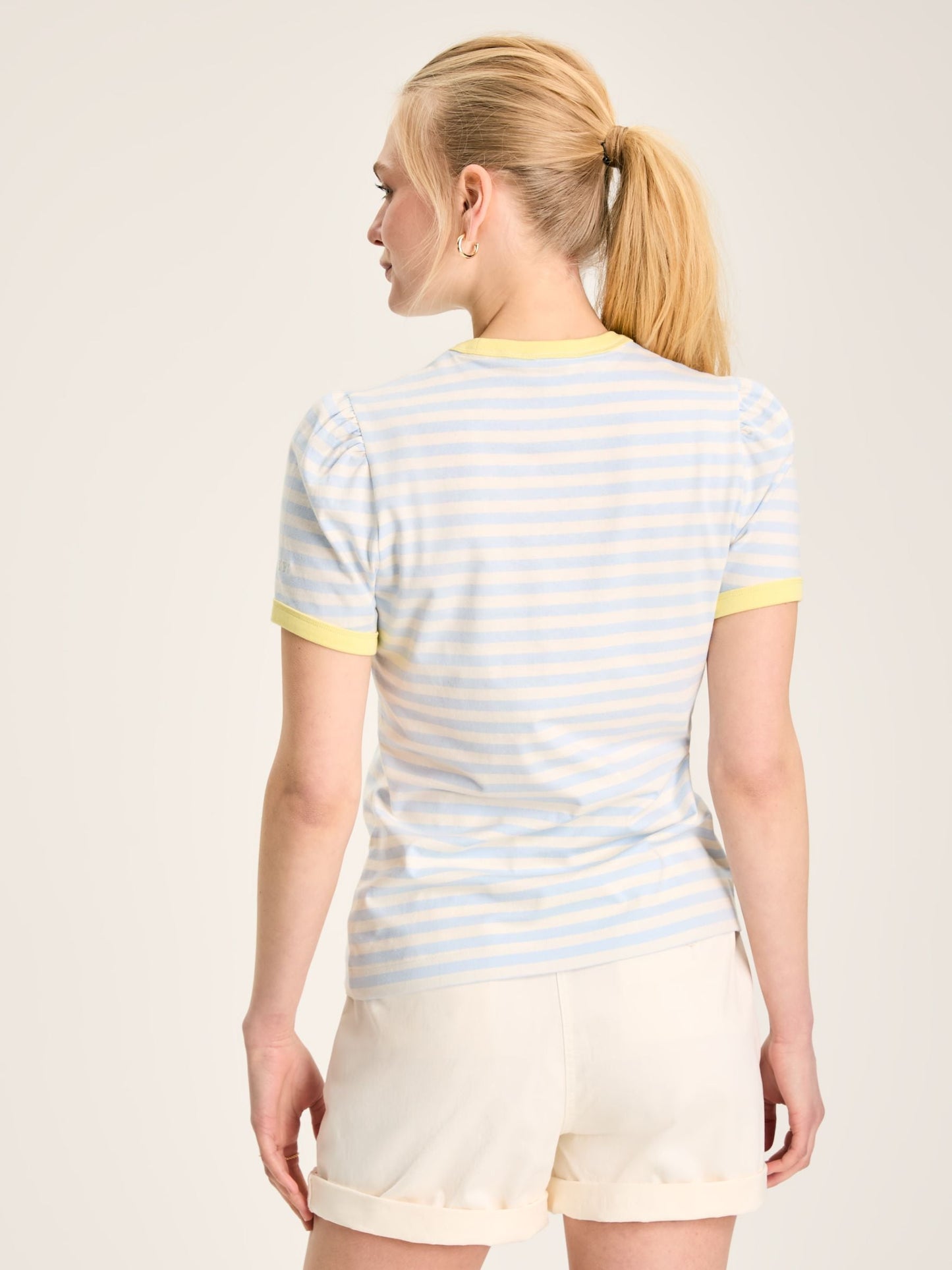 Erin Blue Stripe Short Sleeve T-Shirt