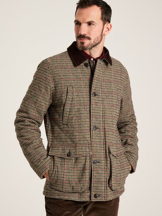 Marriott Tweed Jacket -  Brown Houndstooth