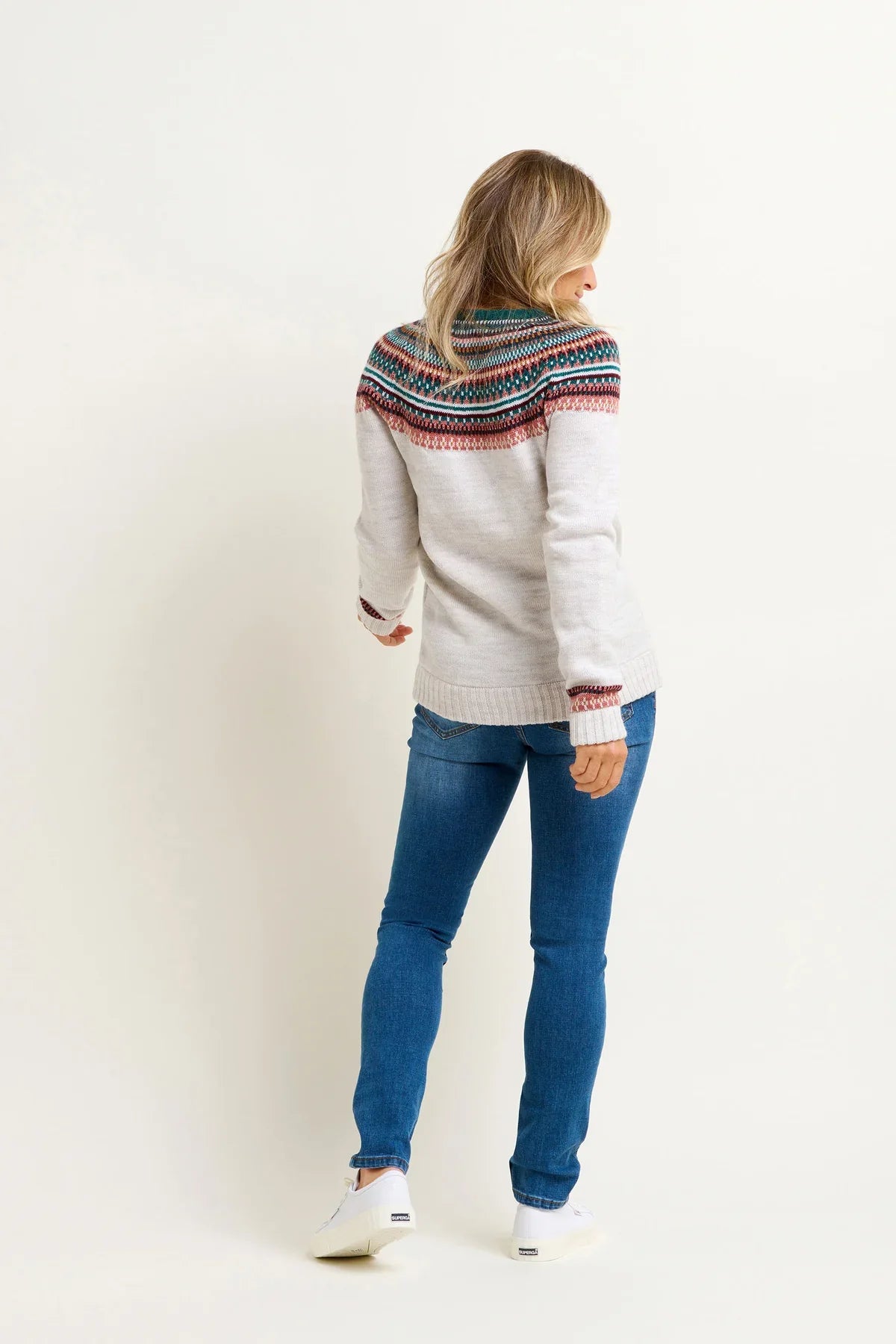 Fairisle Sparkle Knitted Jumper