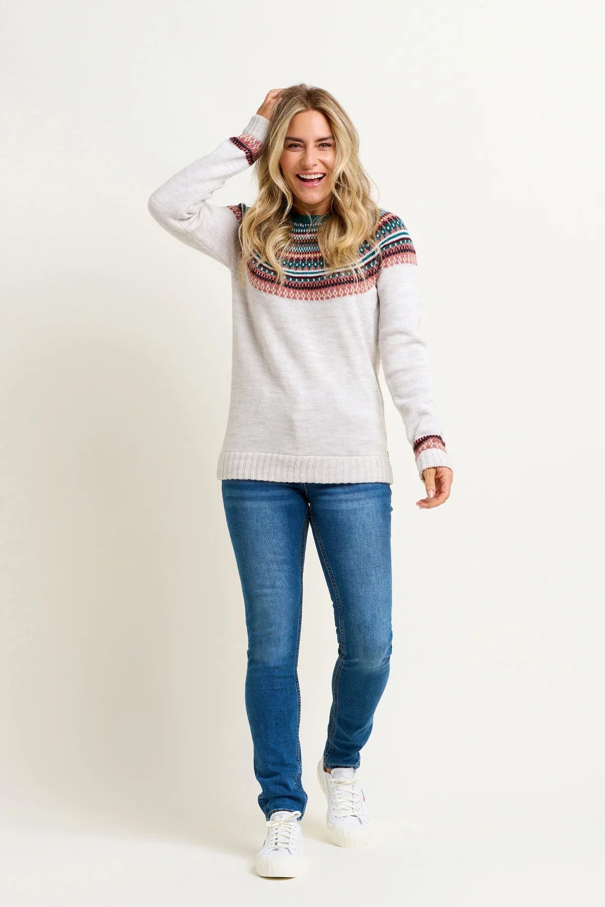 Fairisle Sparkle Knitted Jumper