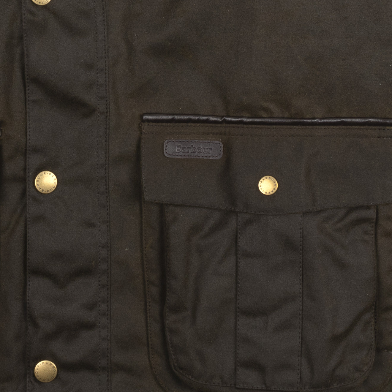 Men's Hebden Wax Jacket - Olive