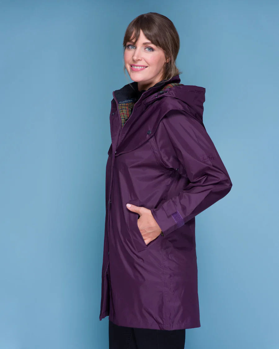 Cotswold Ladies Waterproof Coat - Blackberry