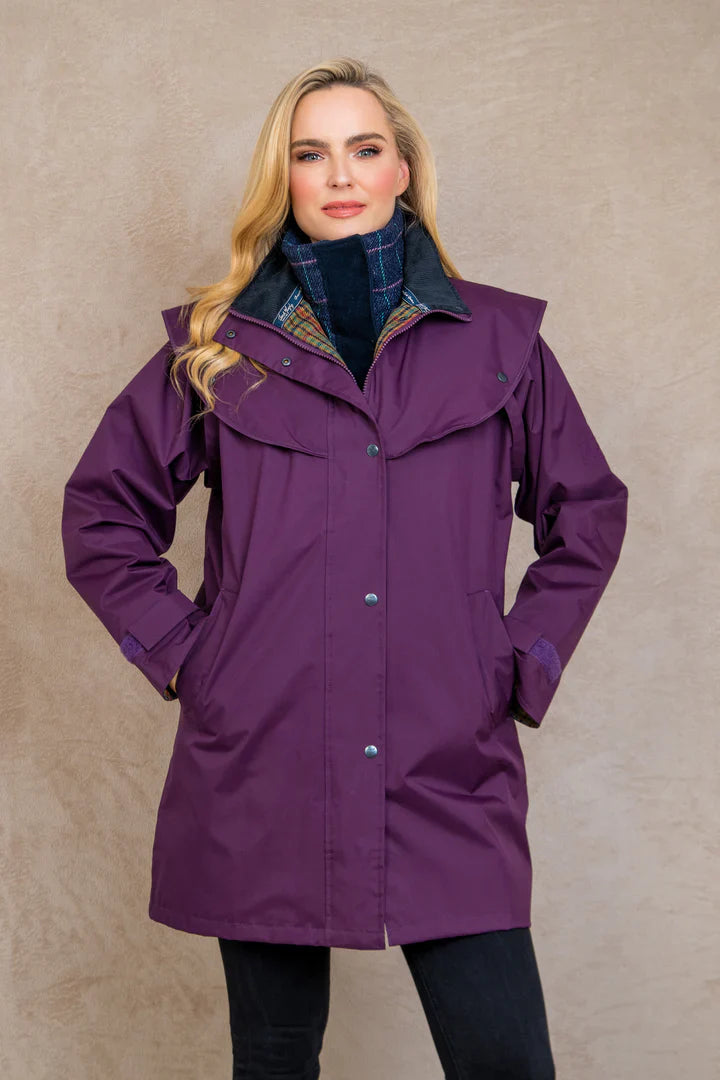 Cotswold Ladies Waterproof Coat - Blackberry