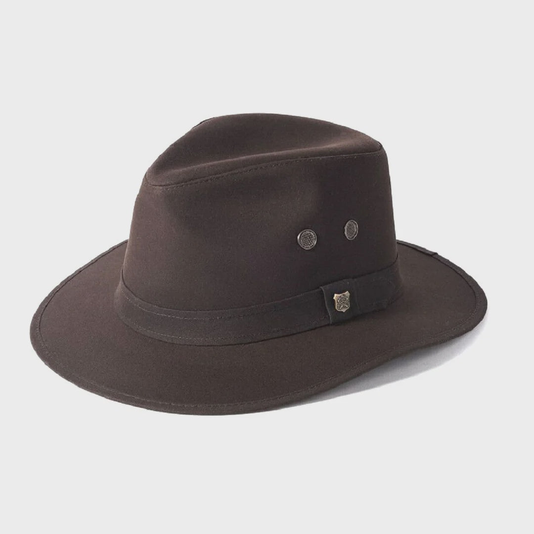 Wax Drifter Fedora - Brown