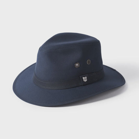 Wax Drifter Fedora - Navy