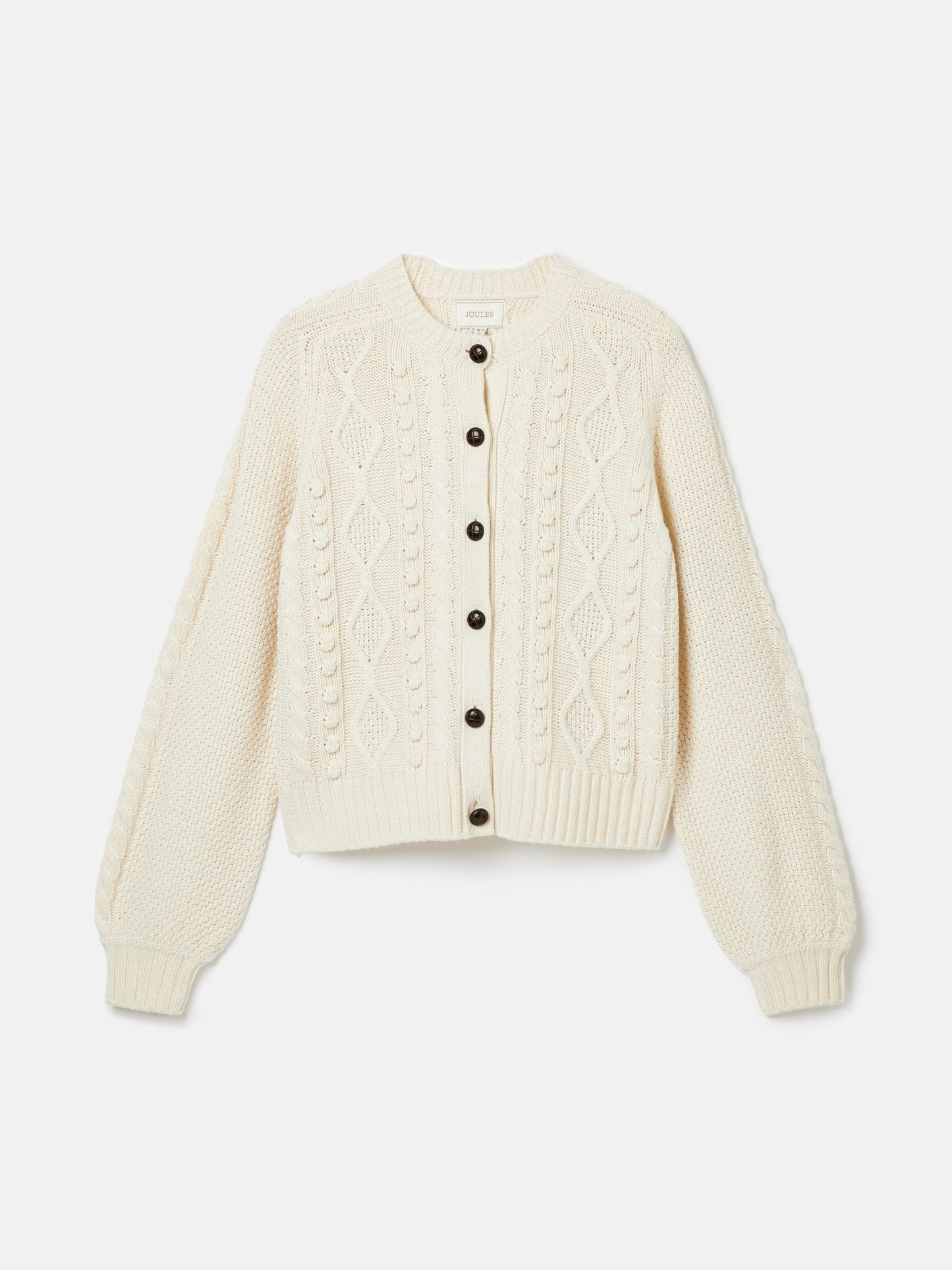 Rafferty Cream Cable Knit Cardigan