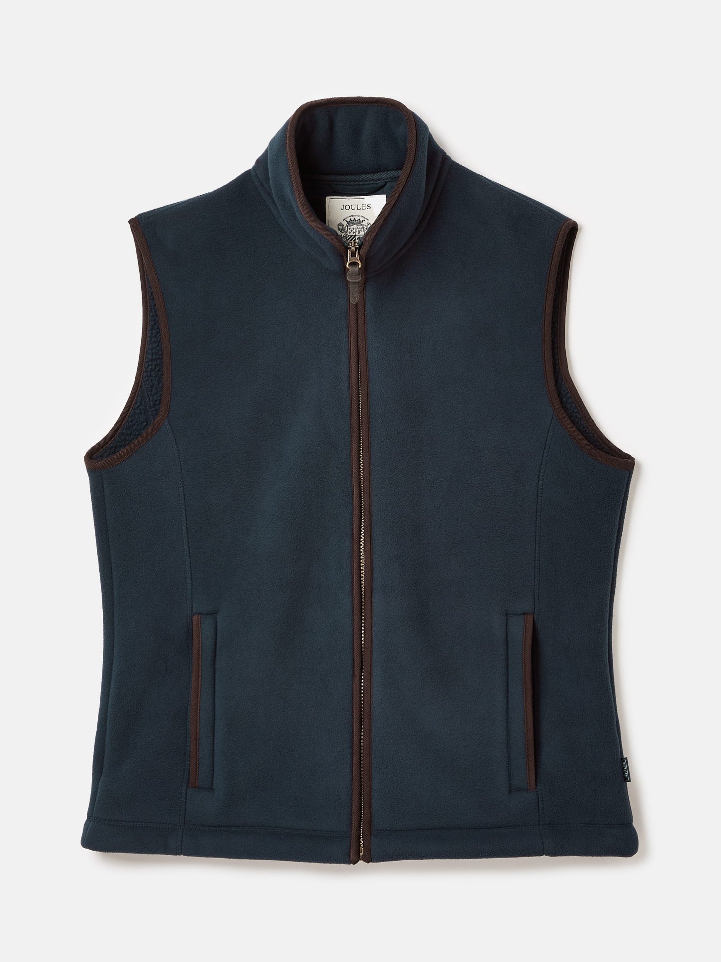 Greenfield Navy Blue Full Zip Fleece Gilet