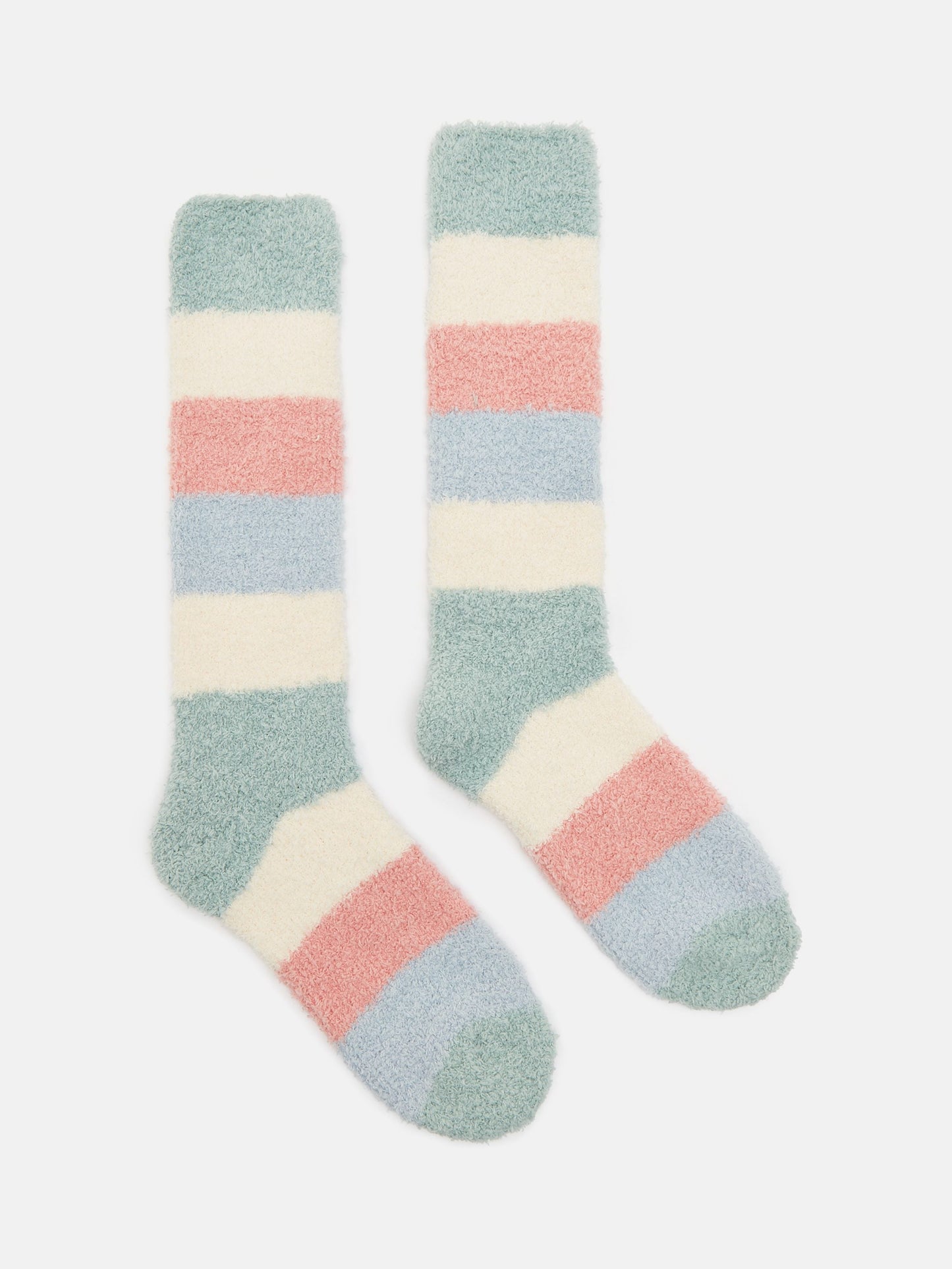 Women's Fluffy Multi Bright Socks (size 4-8)