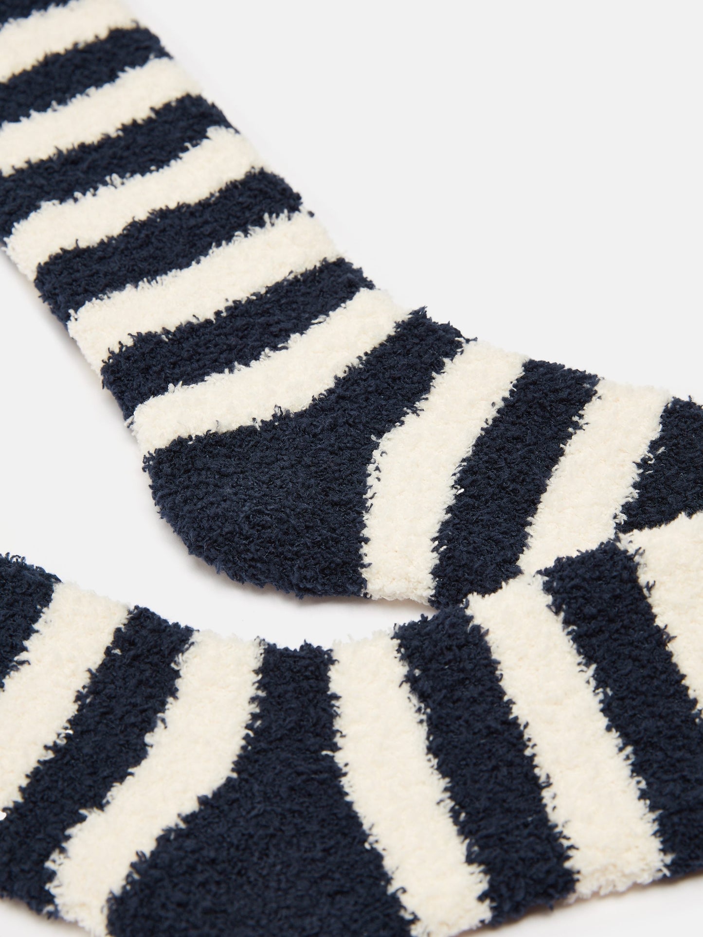 Women's Fluffy Navy Socks (size 4-8)