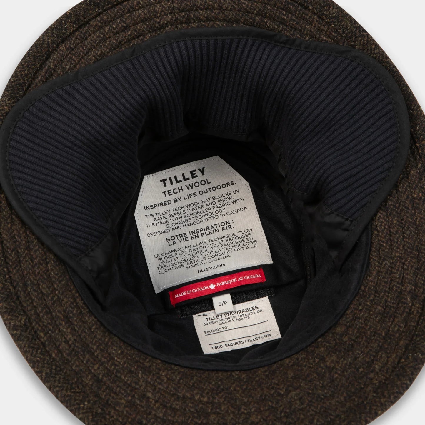 TTW2 Tec-Wool Hat - Olive Herringbone