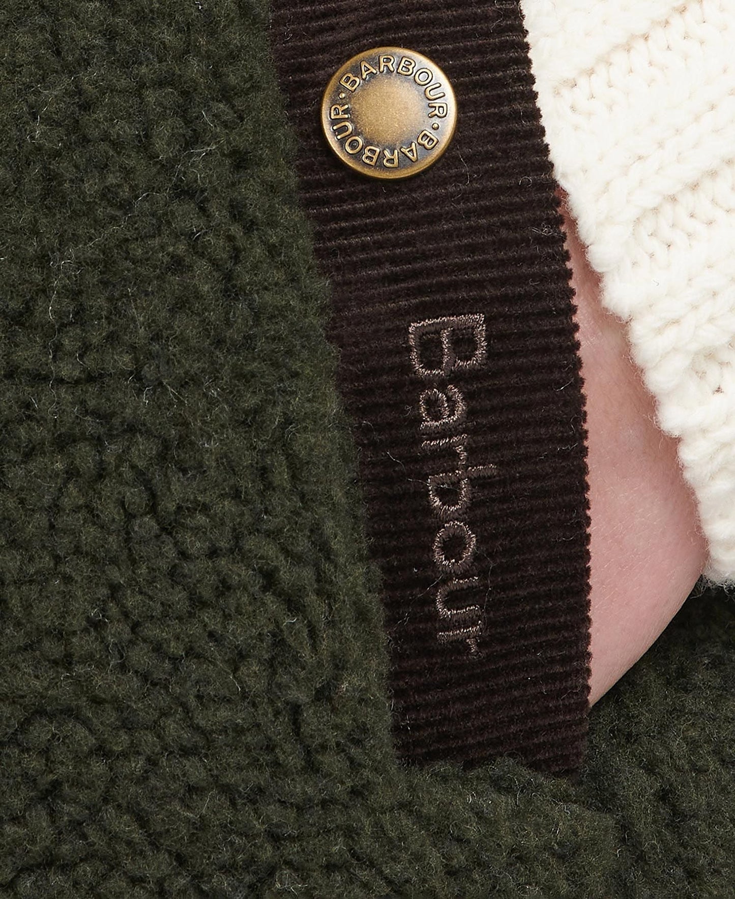 Burford Fleece - Olive/Classic