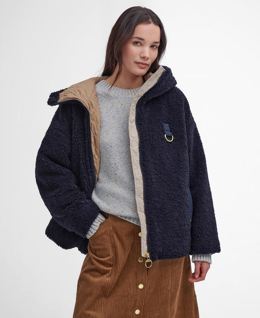 Amber Fleece - Dark Navy/Military Brown/Light Sand