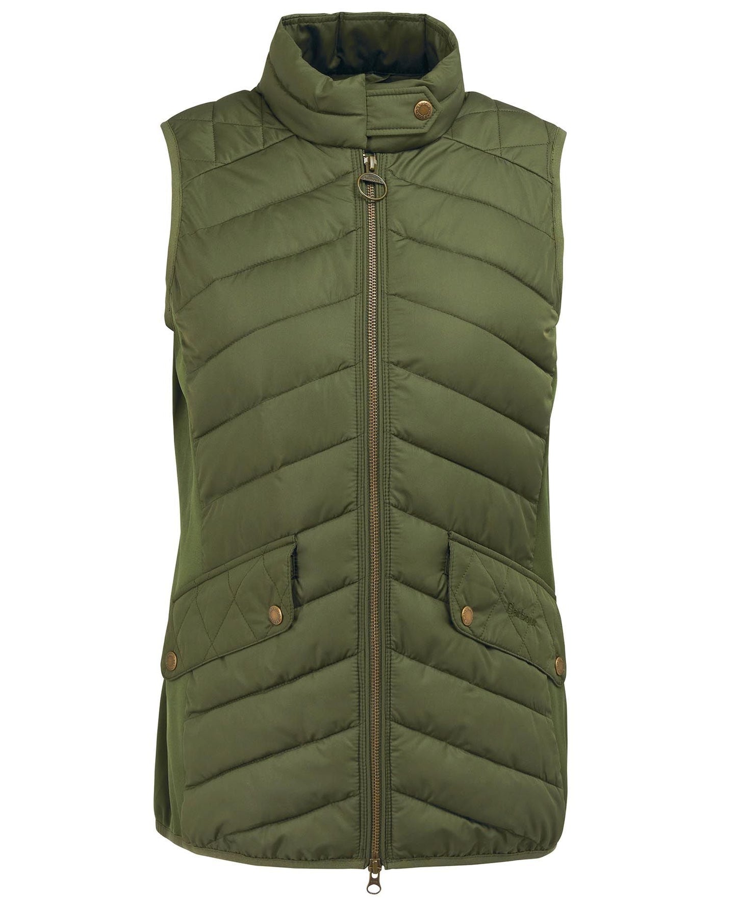 Women's Stretch Cavalry Gilet - Olive Marl