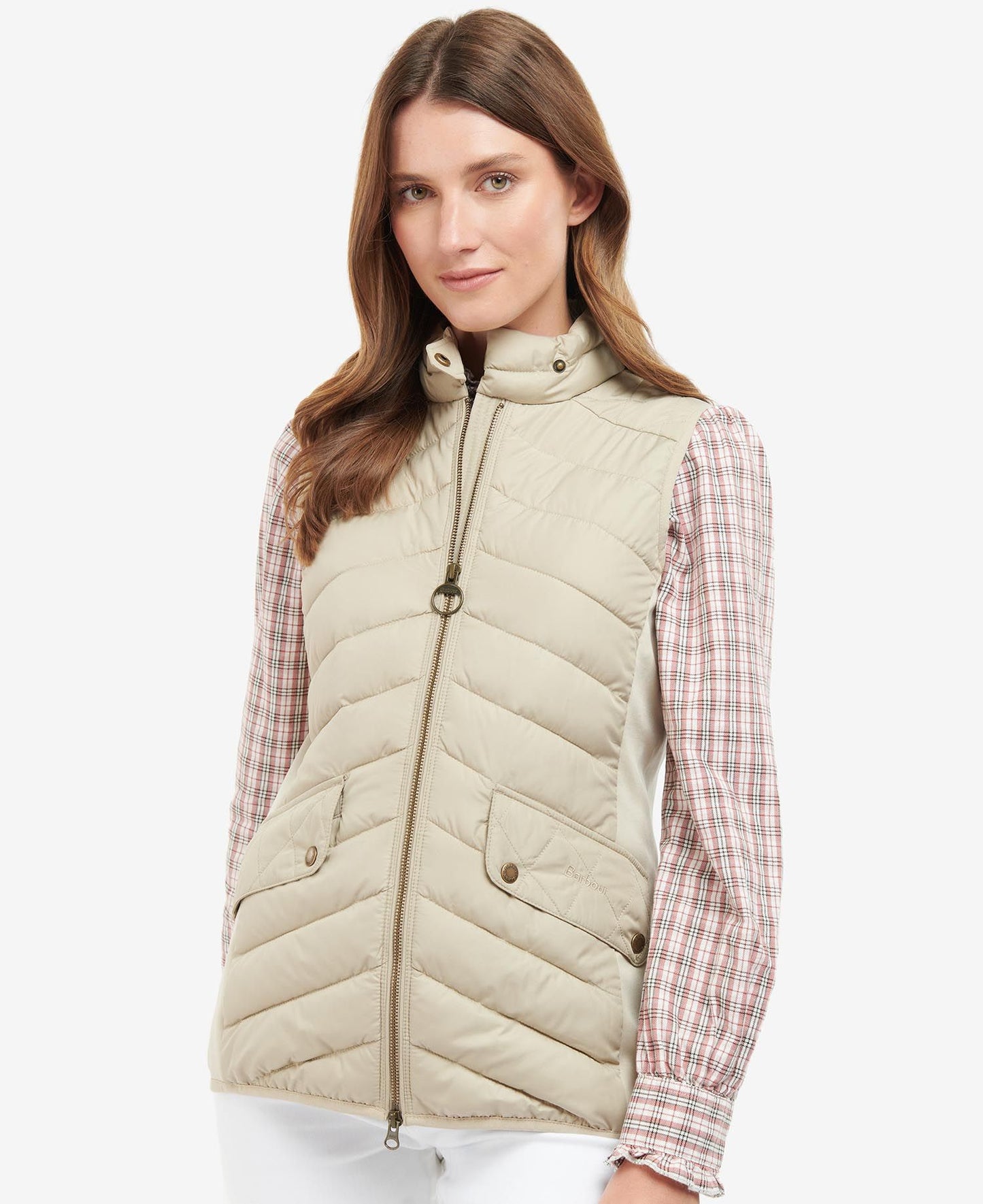 Women's Stretch Cavalry Gilet - Light Sand Marl