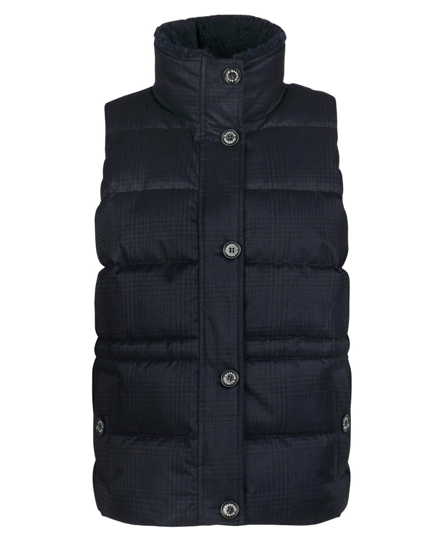 Herring Gilet - Dark Navy Prince Of Wales Check