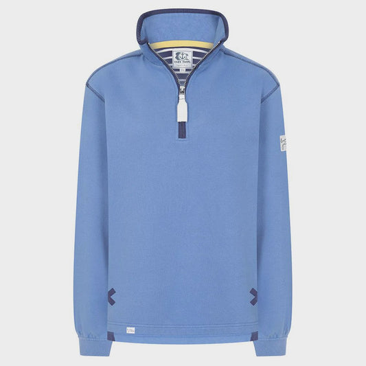 Super Soft 1/4 Zip Sweatshirt - Sapphire