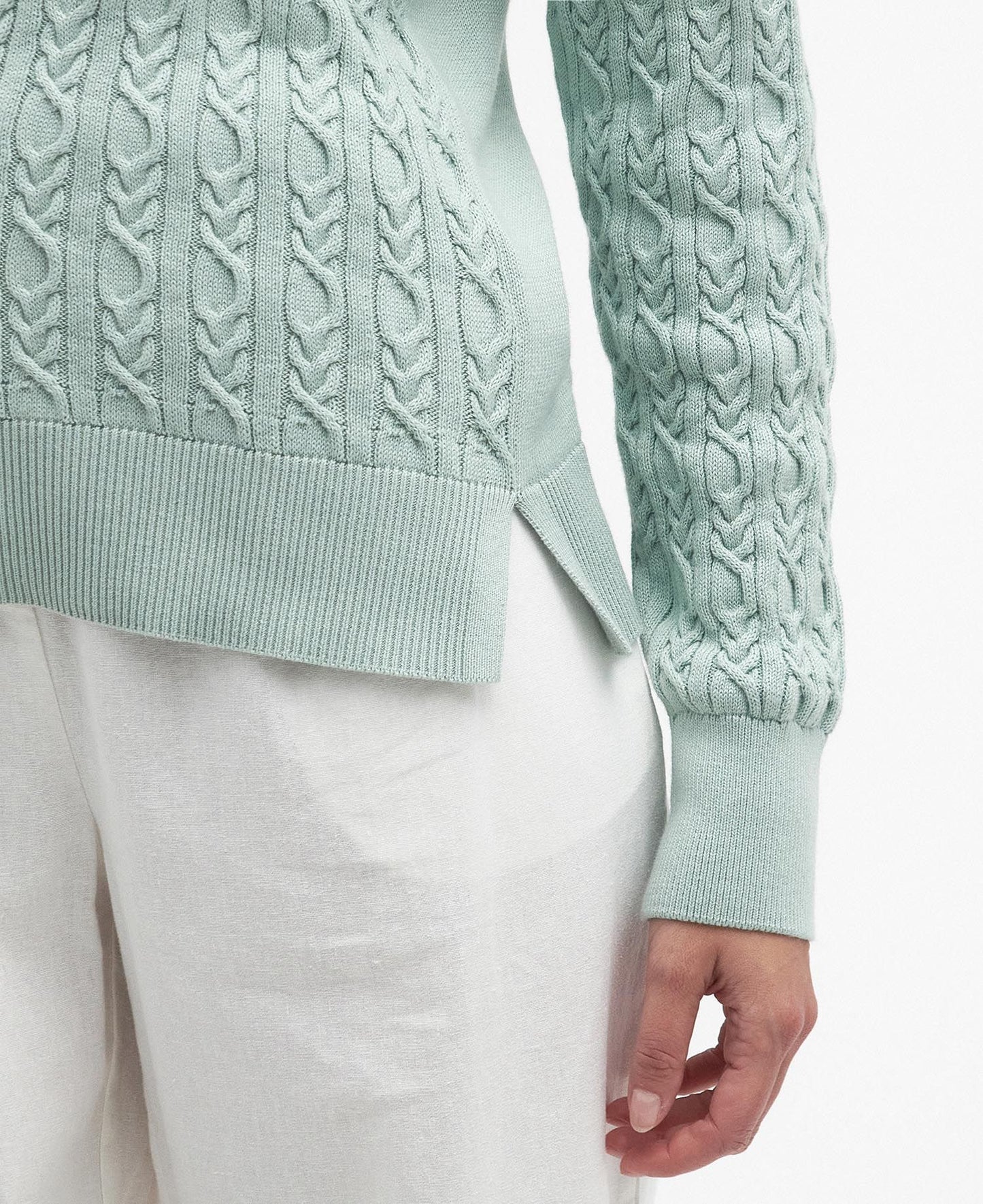 Hampton Knitted Jumper - Bayleaf