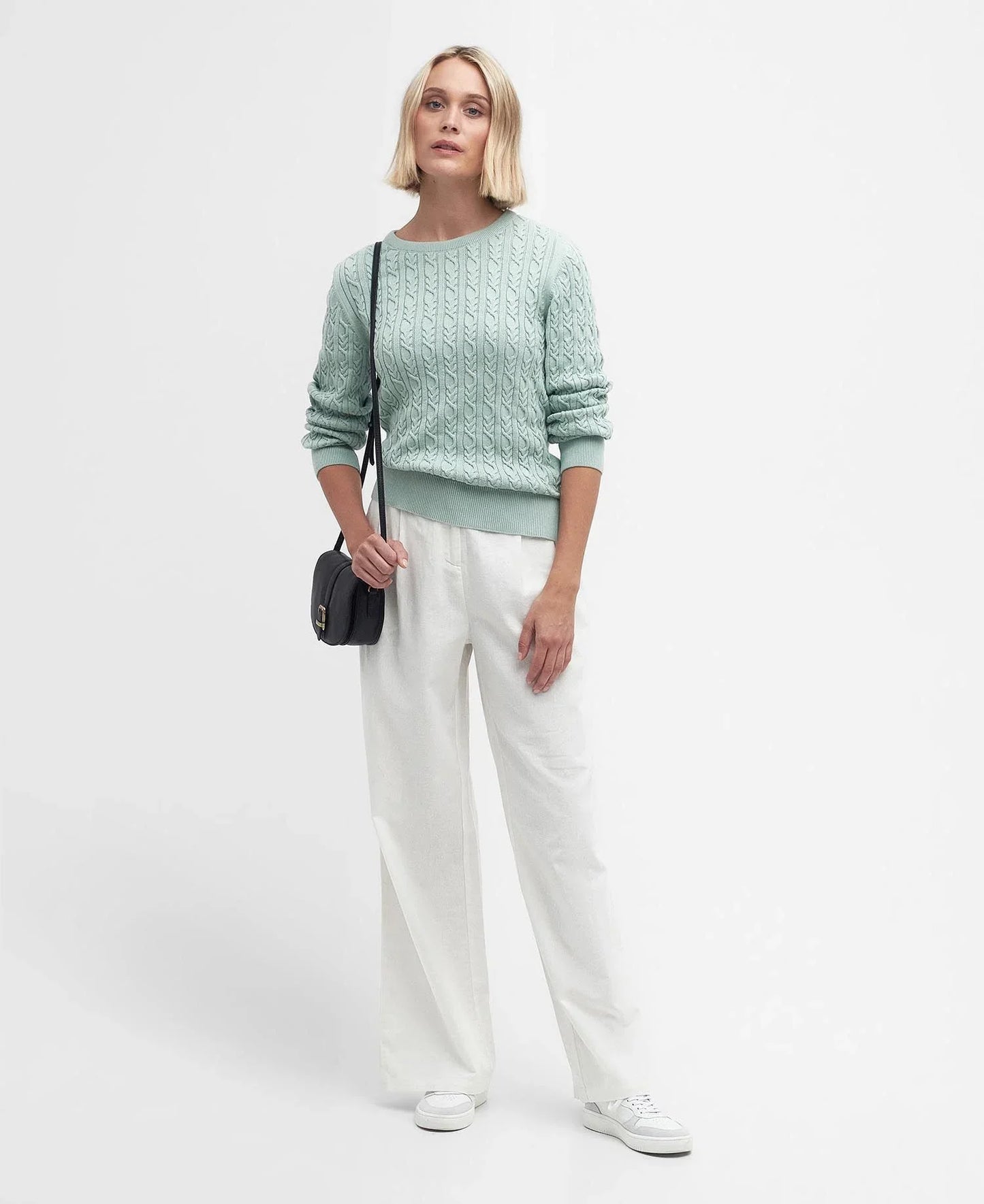 Hampton Knitted Jumper - Bayleaf