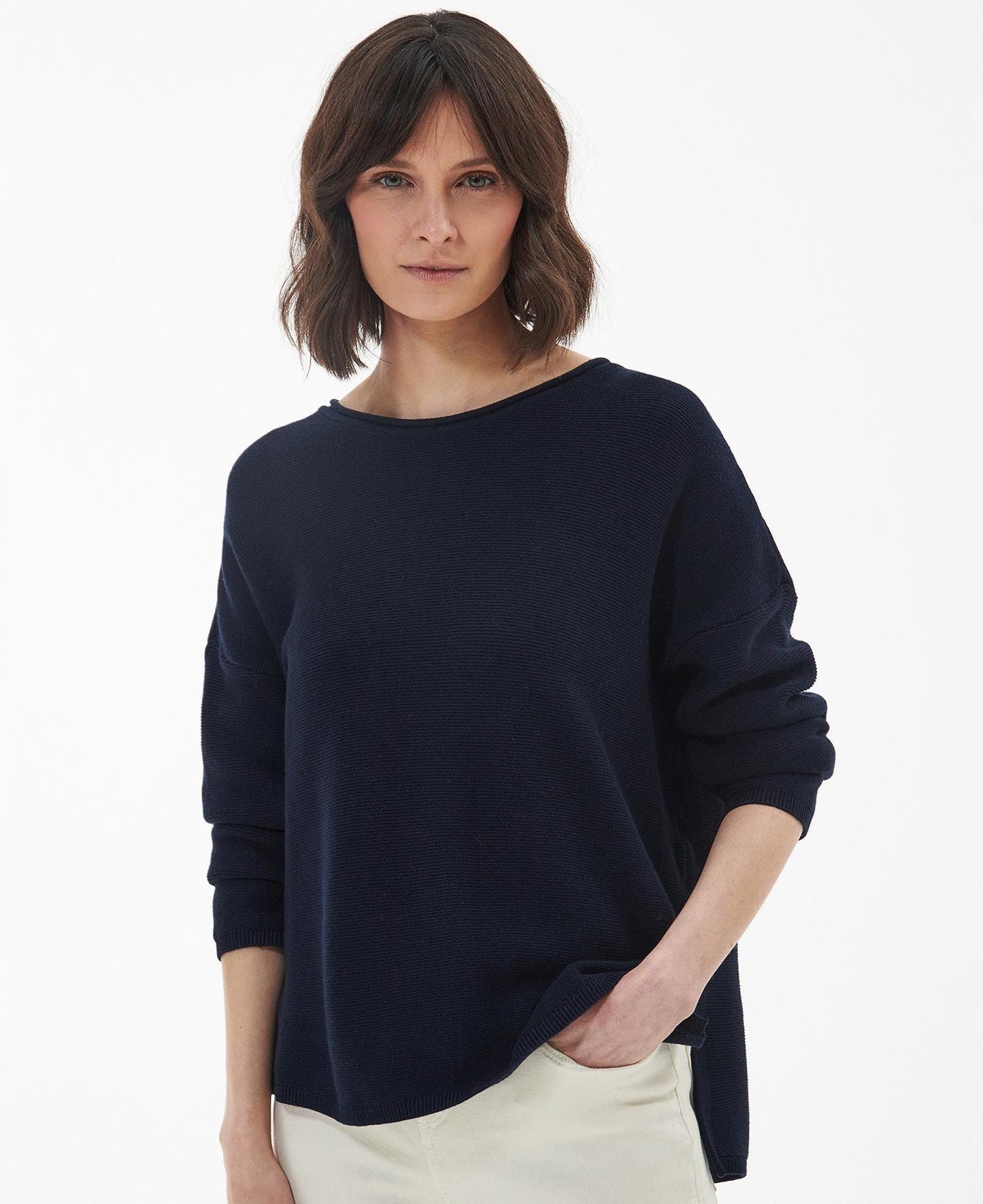 Marine Knitted Jumper - Navy