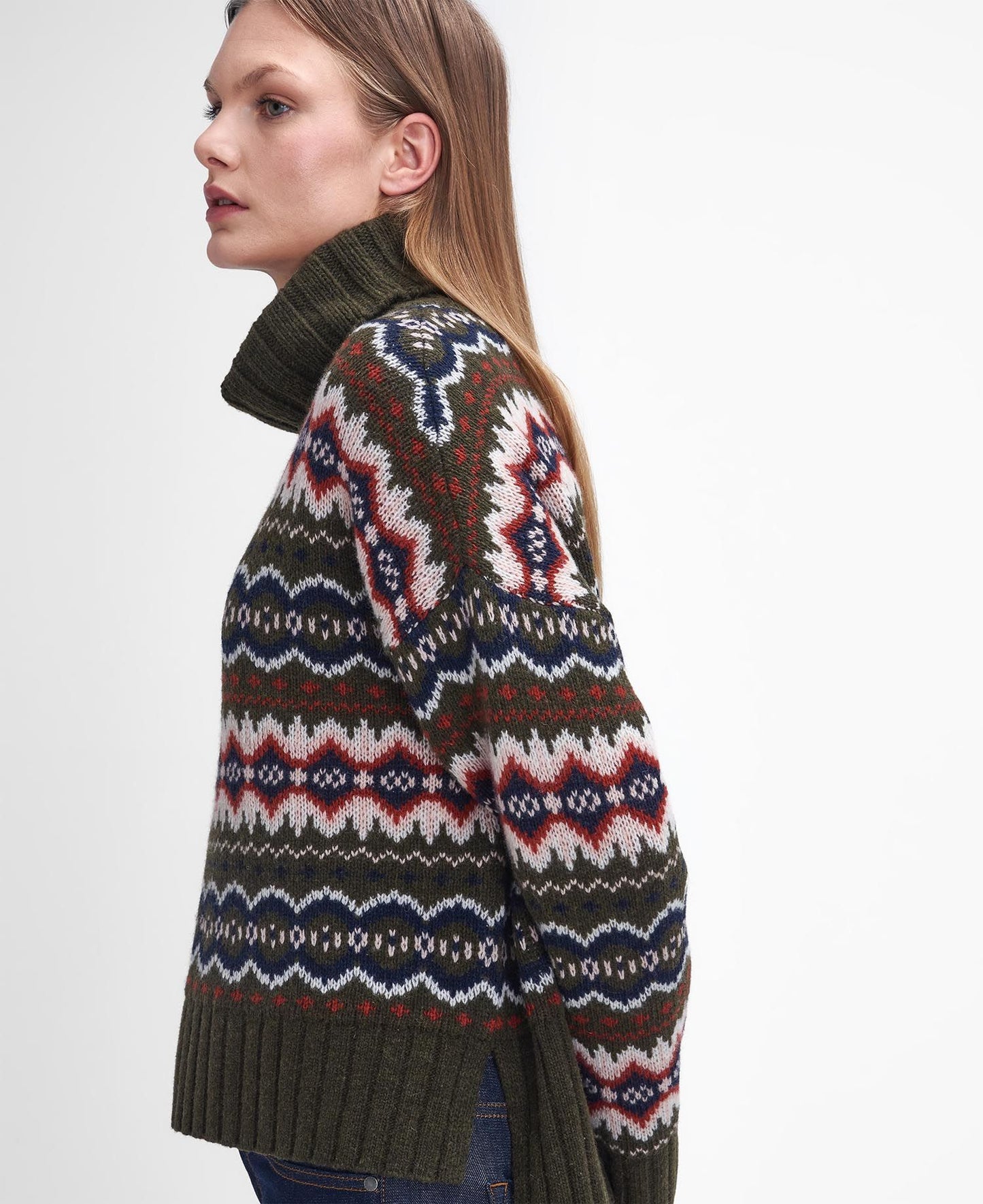 Helen Fair isle Roll-Neck Jumper - Multi