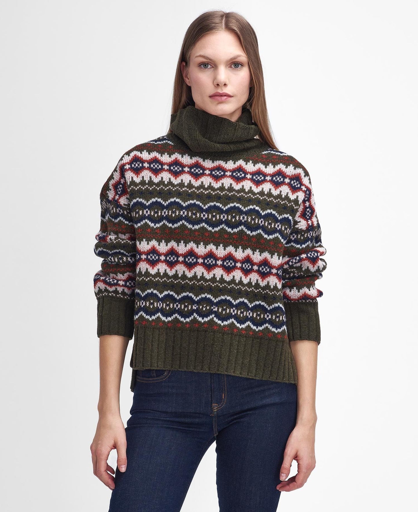 Helen Fair isle Roll-Neck Jumper - Multi