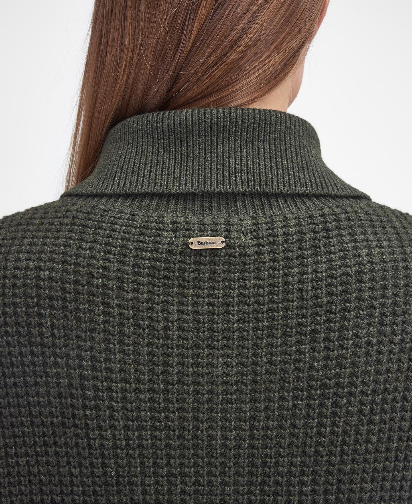 Woodside Half-Button Jumper - Olive