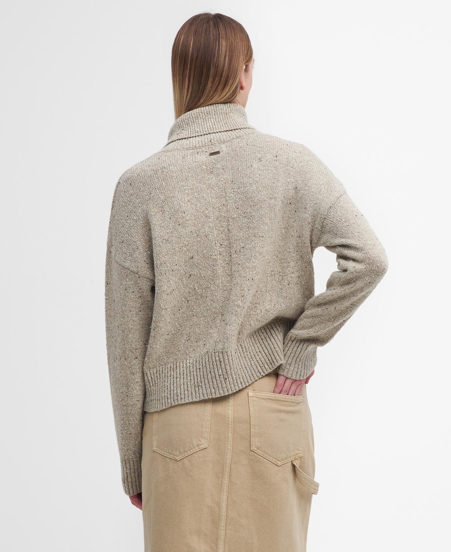 Lavensdale Half-Zip Knitted Jumper - Oatmeal