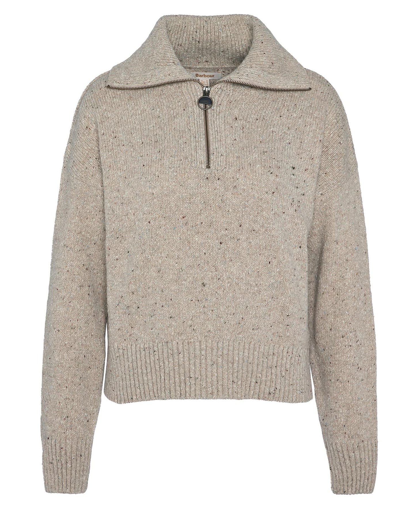 Lavensdale Half-Zip Knitted Jumper - Oatmeal