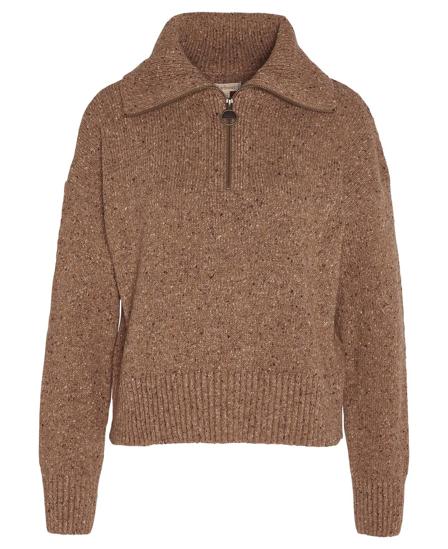 Lavensdale Half-Zip Knitted Jumper - Honey