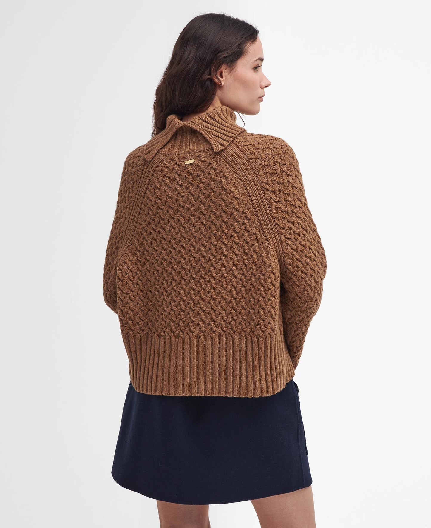 Malton Roll Neck Jumper - Old Gold