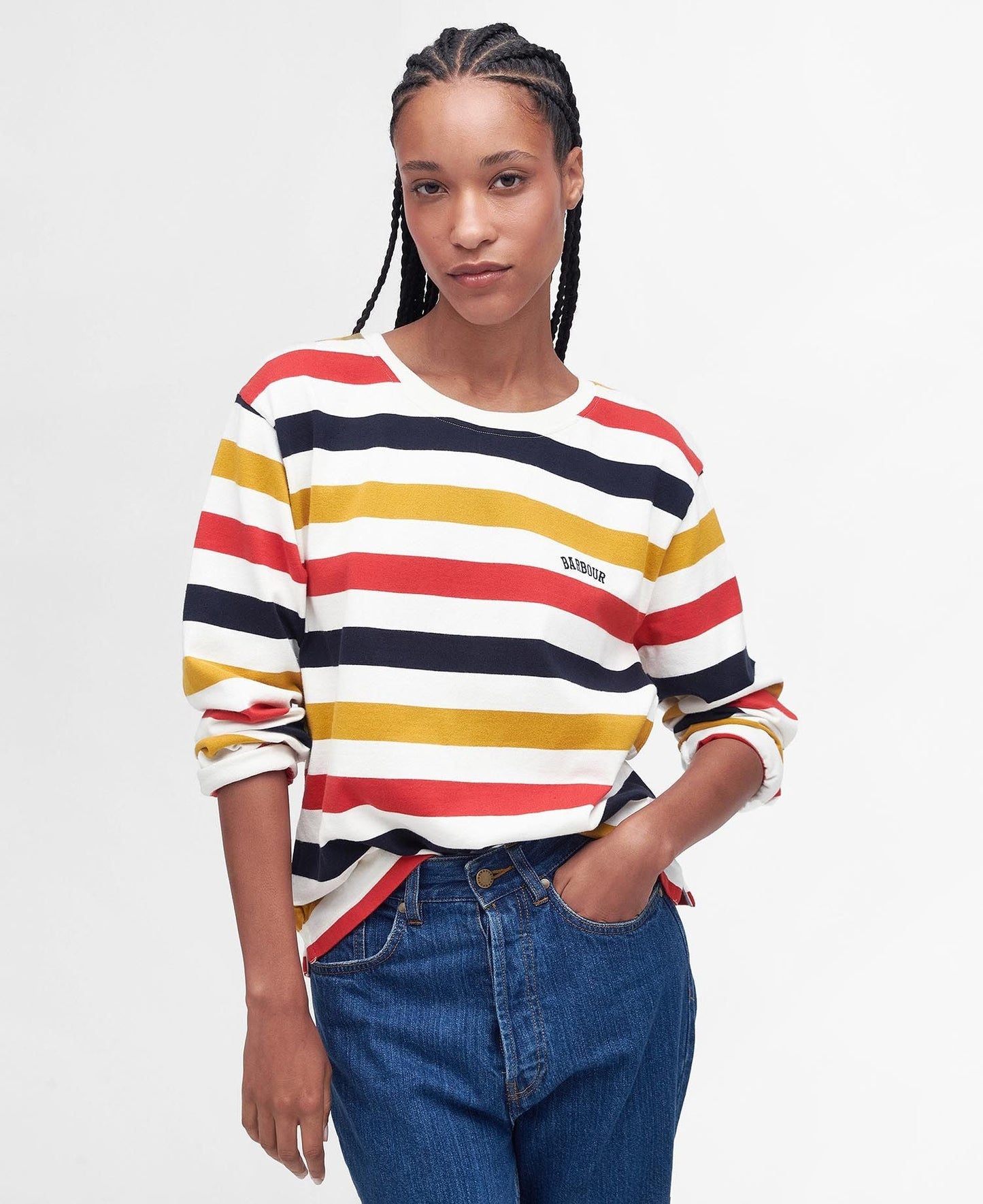 Southport Long Sleeve Top -  Multi Stripe