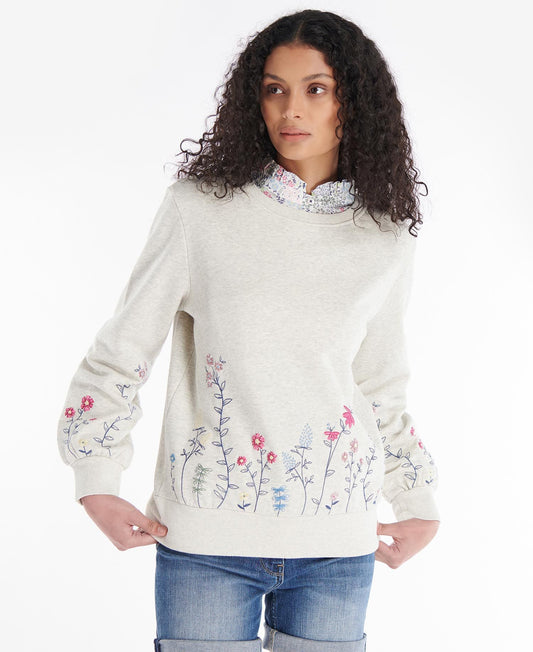 Women's Marigold Overlayer Sweatshirt - Cloud