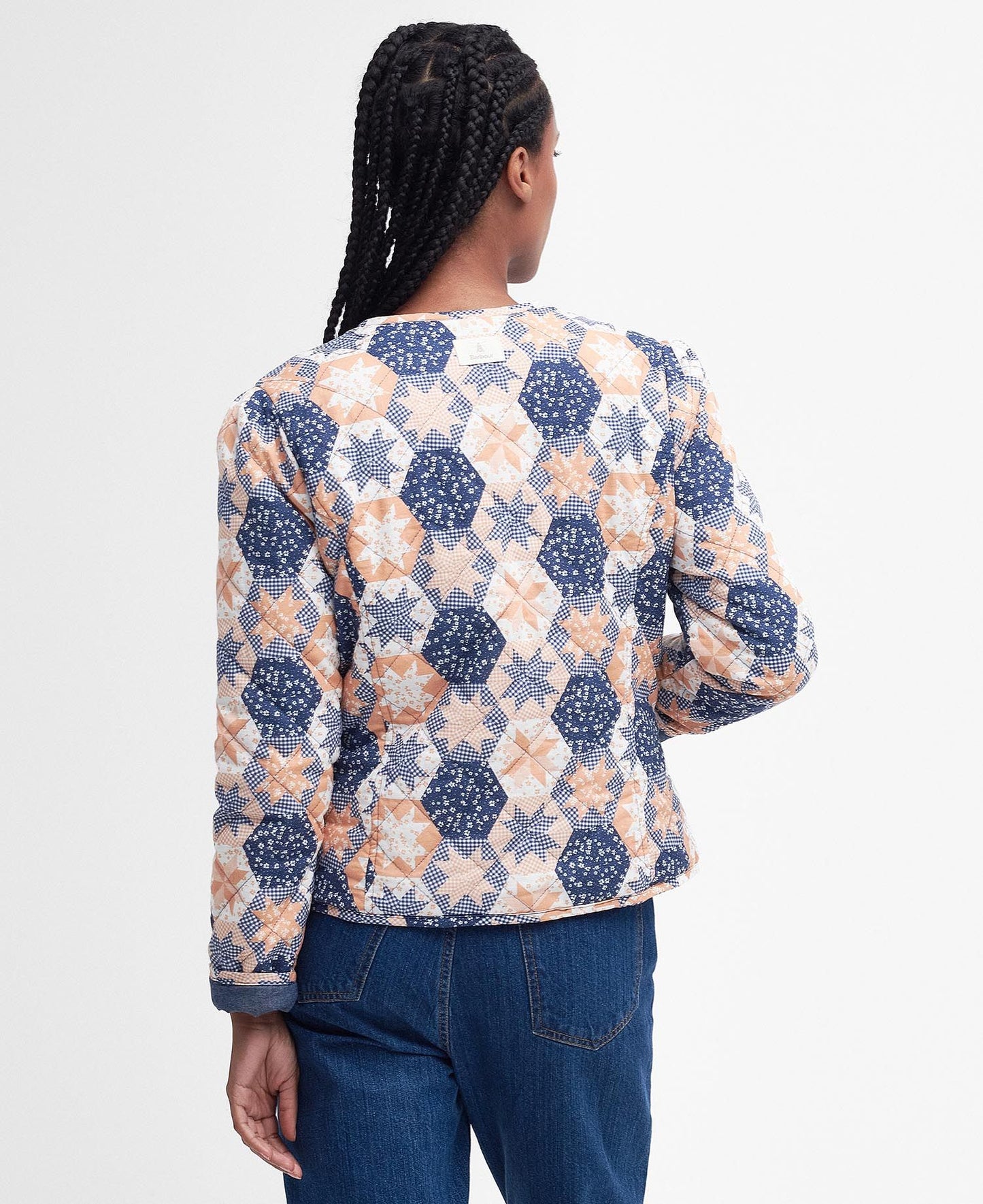 Margate Reversible Collarless Jacket - Multi