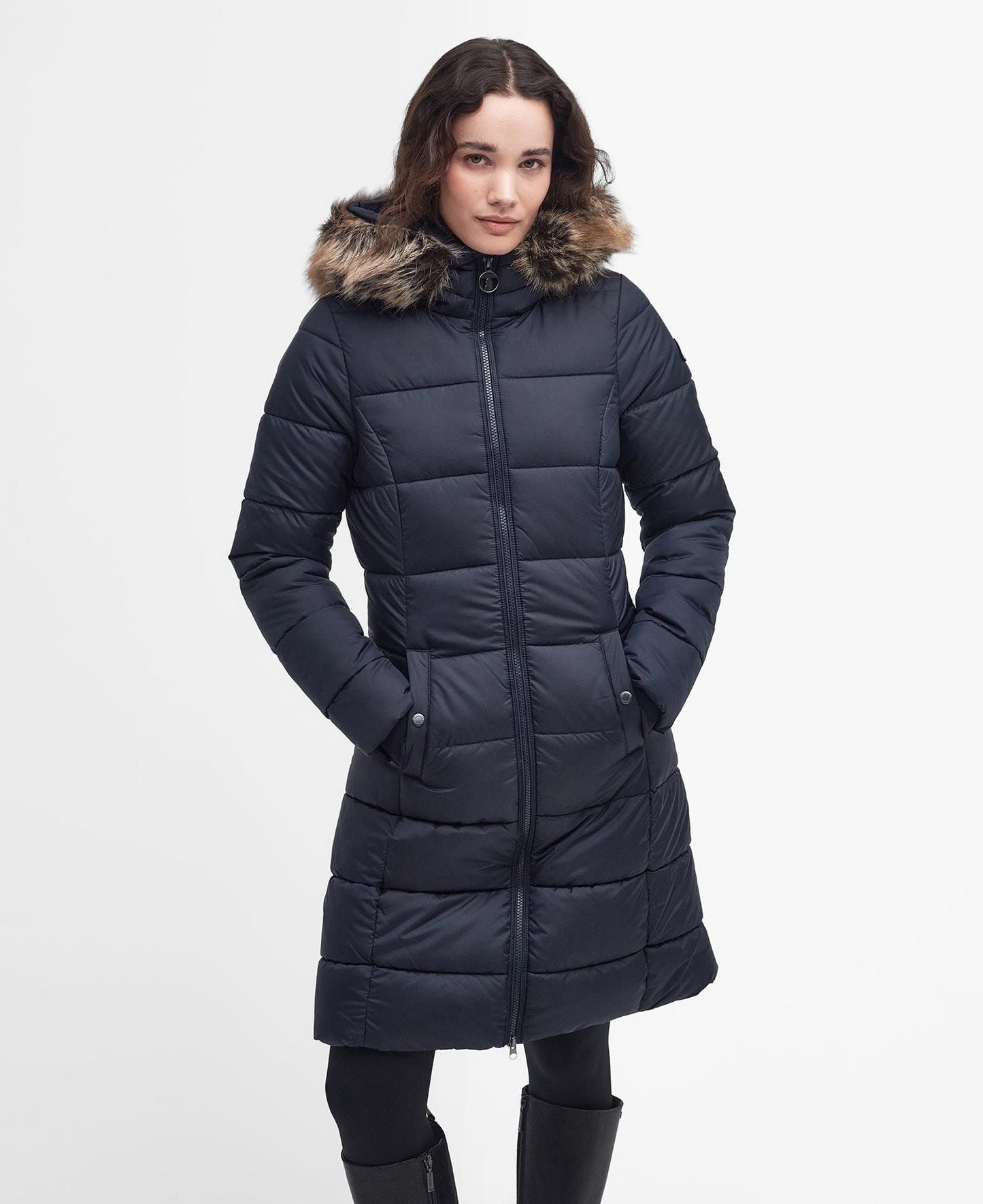 Rosoman Quilted Jacket - Dark Navy