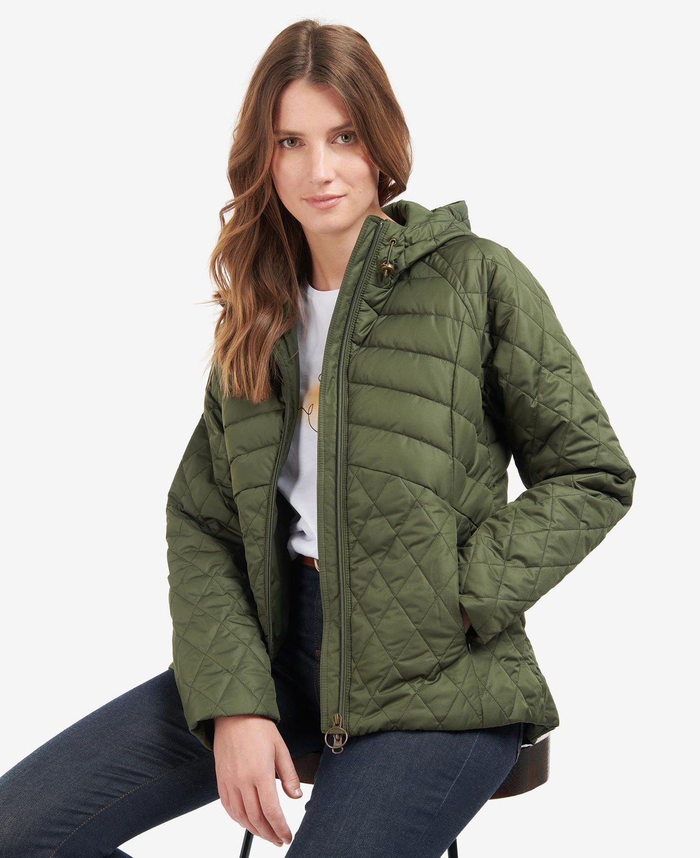 Women's Regia Quilted Jacket - Olive