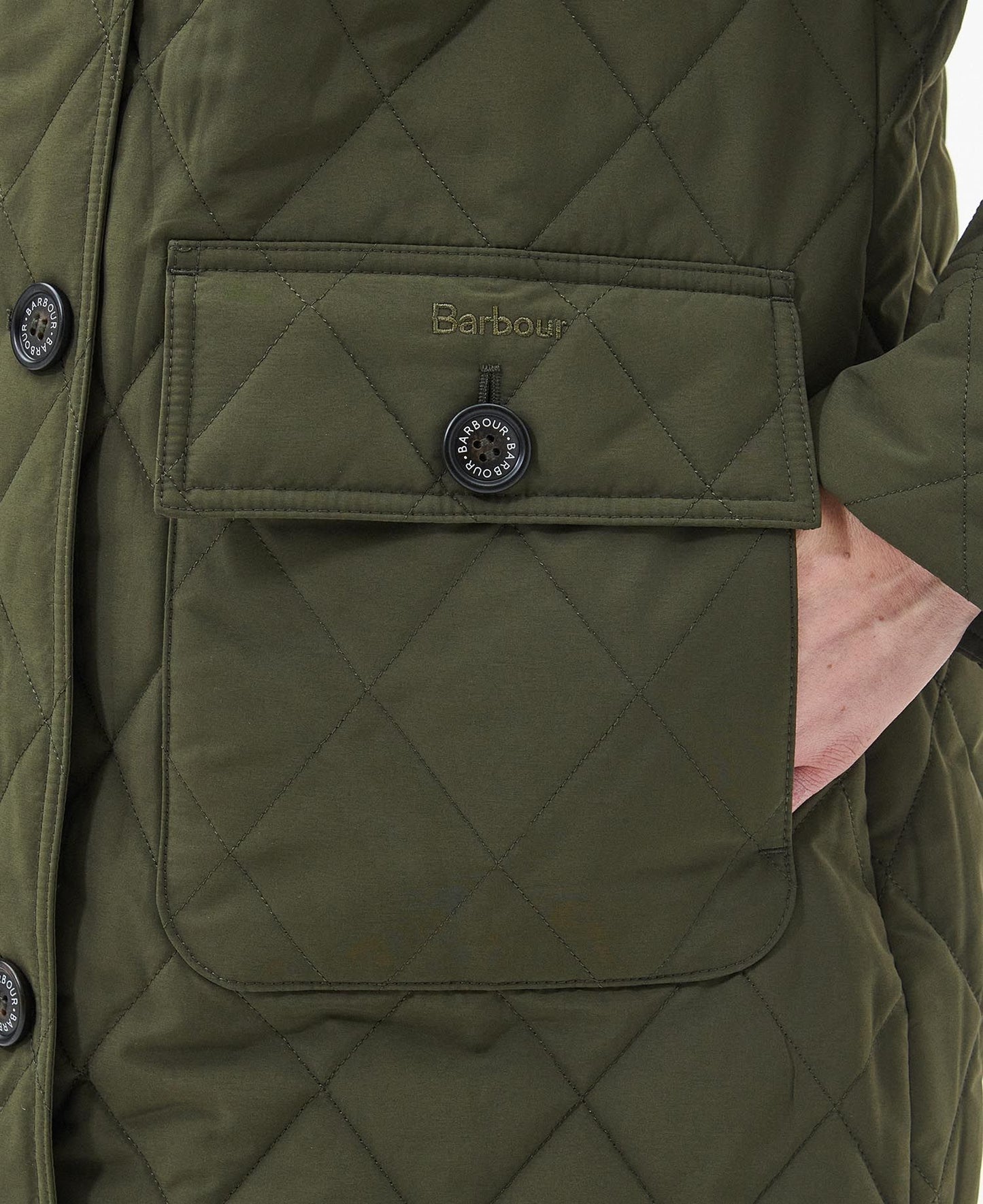 Fox Quilted Jacket - Olive/Ancient