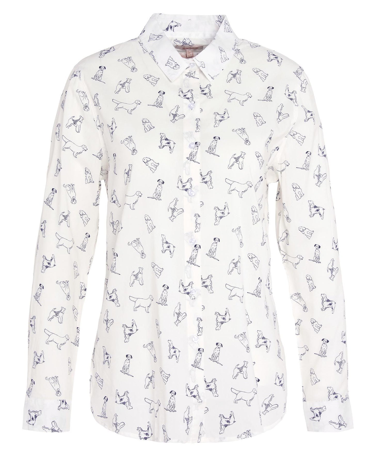 Safari Shirt - Linear Dog Print