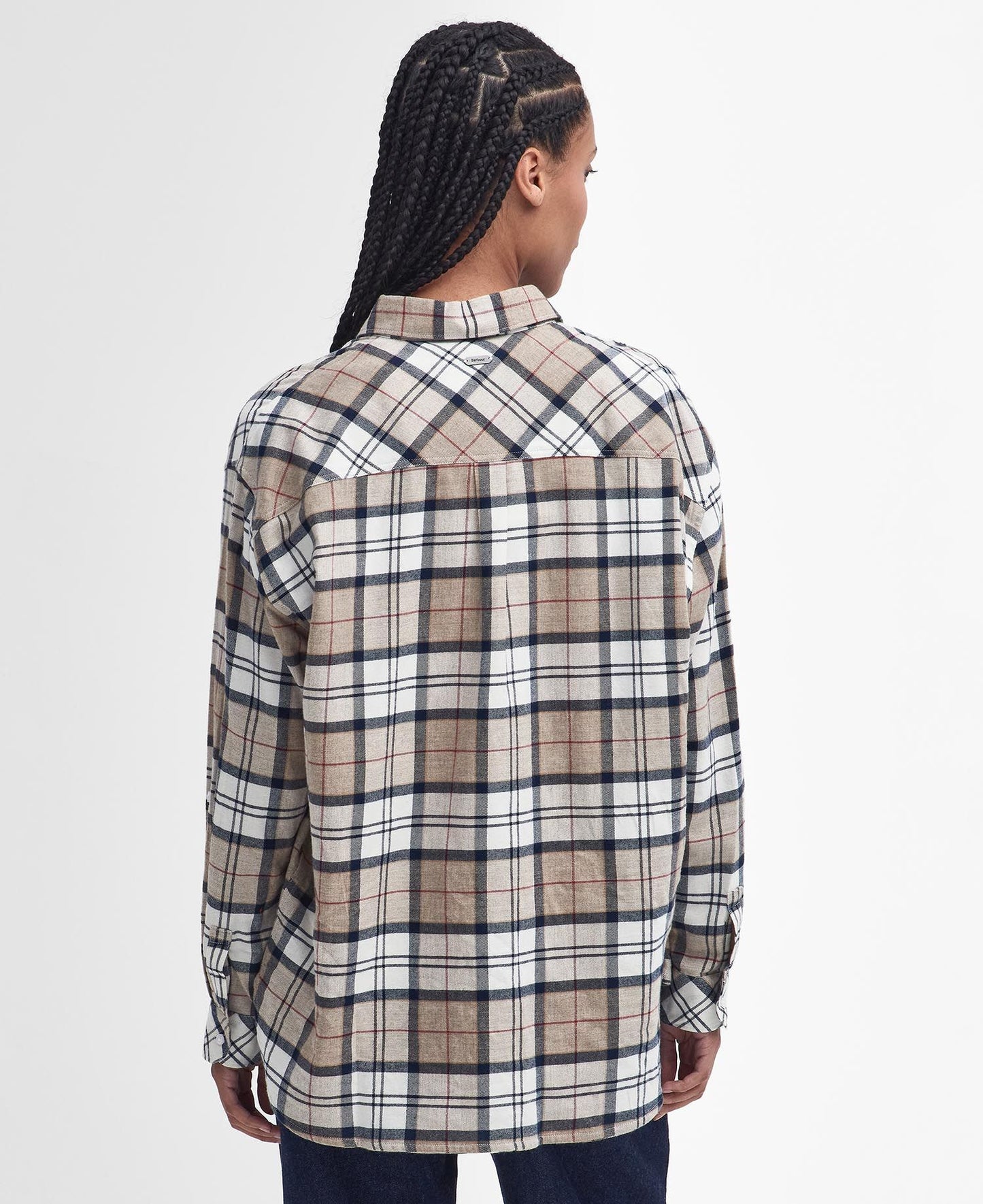 Elishaw Relaxed Long-Sleeved Shirt - Hessian Tartan