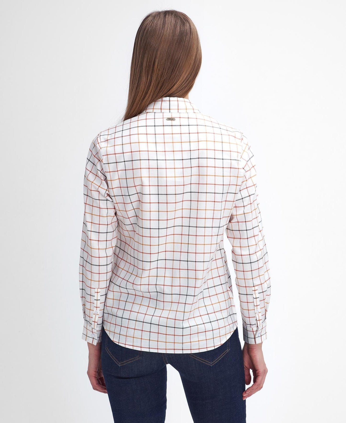 Triplebar Long-Sleeved Shirt - Cloud/Spiced Pumpkin Check