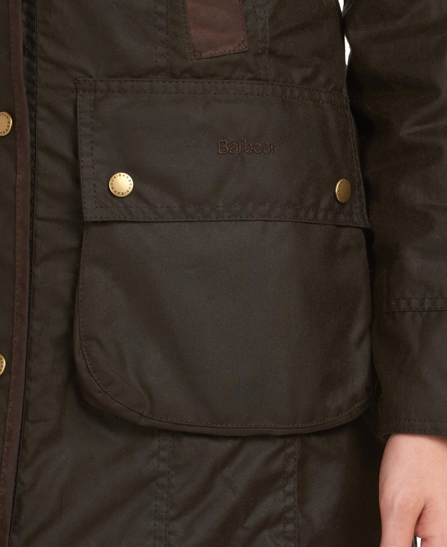 Bower Wax Jacket - Olive