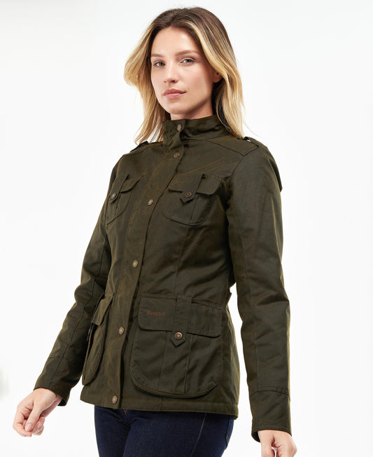 Winter Defence Wax Jacket - Olive