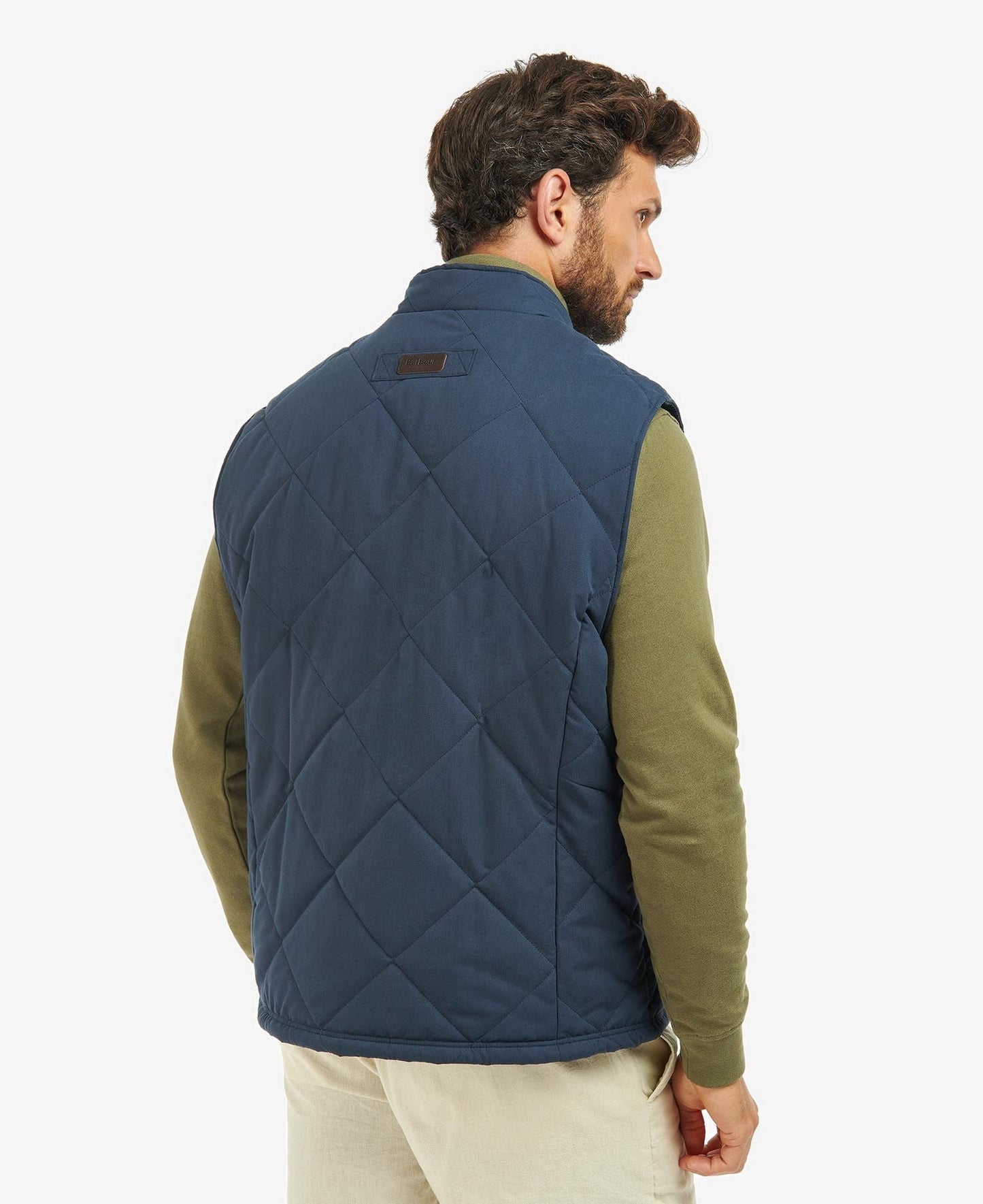 Men's Kurt Gilet - Navy/River Birch Tartan