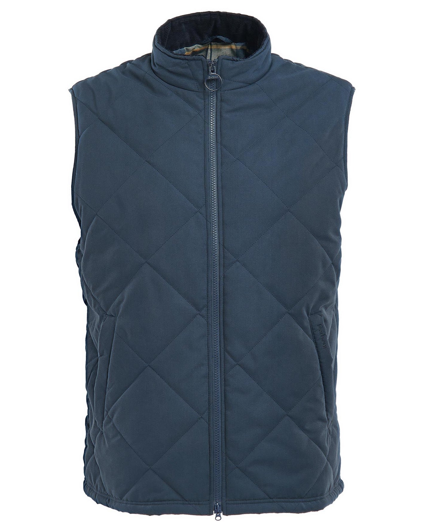 Men's Kurt Gilet - Navy/River Birch Tartan