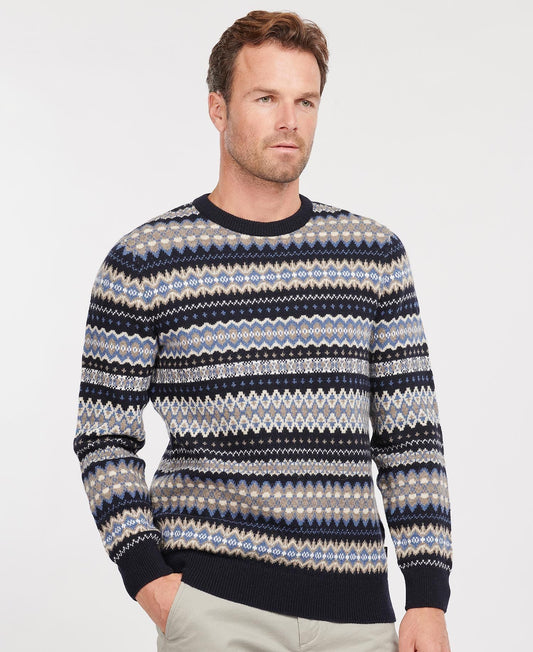 Case Fair Isle Jumper - Midnight